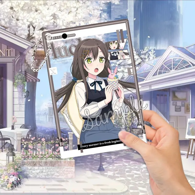 Фото Брелок для ключей Hina Hmr Anon Tomka Anime, акриловый брелок-подвеска с персонажами аниме для мужчин и женщин, подарки для косплея №3