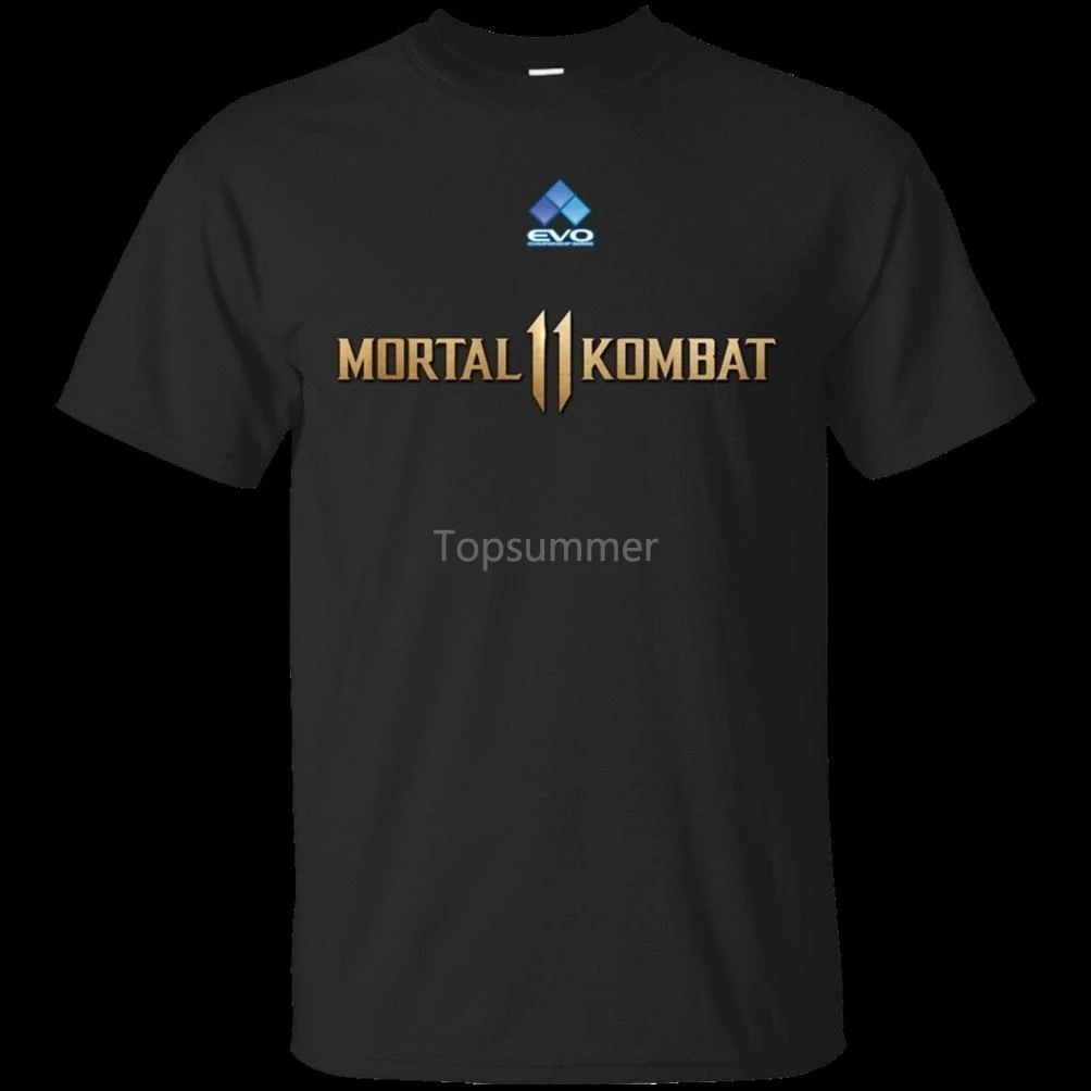 

Футболка Mortal Kombat 11, Мужская футболка Evolution, черная женская футболка высшего качества