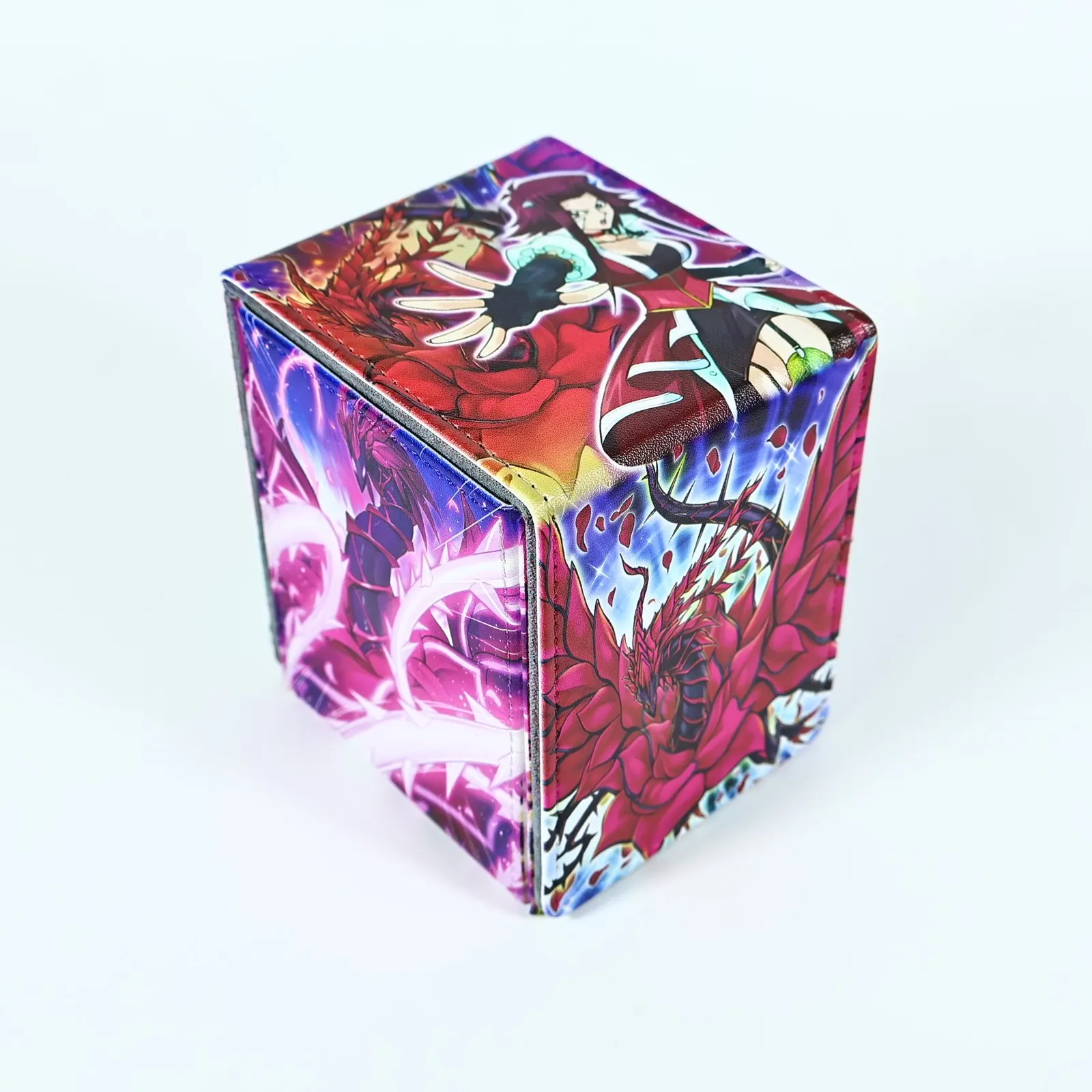 Самодельный Yu-Gi-Oh! Коробка для хранения карт «Повелитель Священных Зверей» из высококачественной кожи, подарочная игрушка. (art.: 3920dcdef36c0) - 3920dcdef36c0