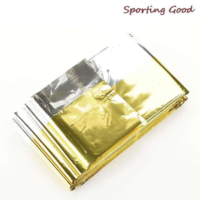 Изоляционный материал из майлара, Ранняя помощь, экономящая жизнь, водонепроницаемая палатка для экстренного спасения, коврик для кемпинга 130*210 см