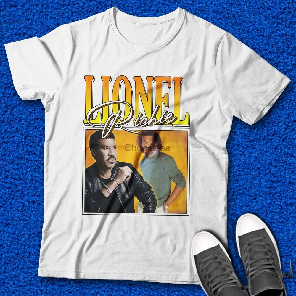 Классическая футболка lionel richie music Винтажная подарок на день рождения Подарок
