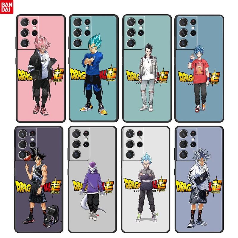 

Dragon Ball Son Goku For Samsung Galaxy S22 S21 S20 Ultra Plus Pro S10 S9 S8 S7 4G 5G Soft Silicone Black Phone Case Funda Coque