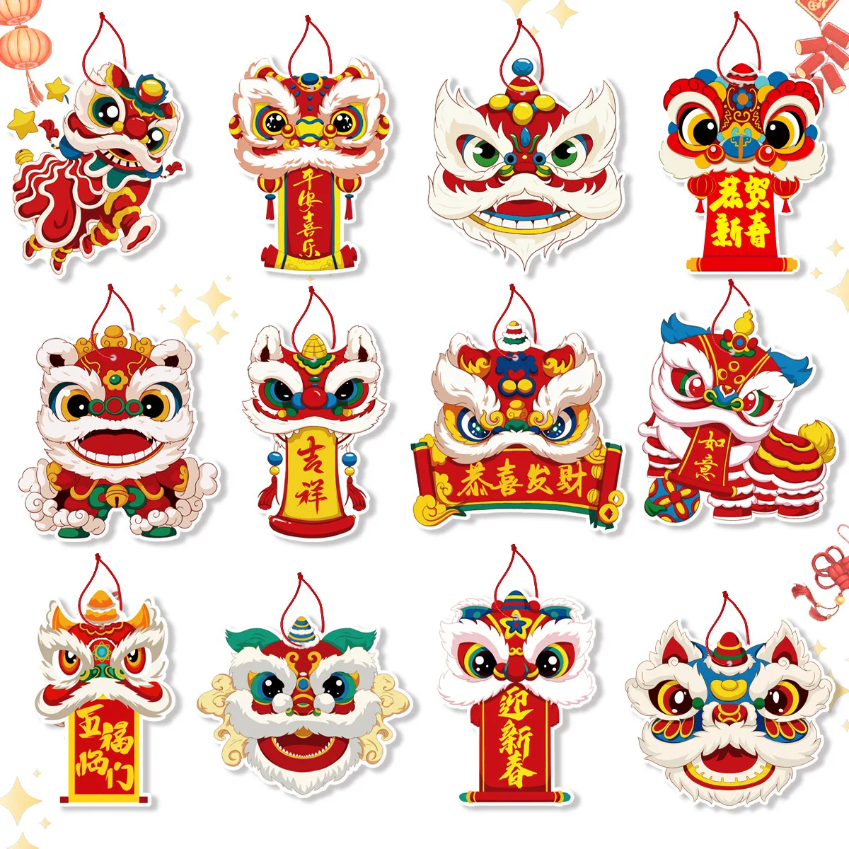 

Бумажные деревья для китайского Нового года