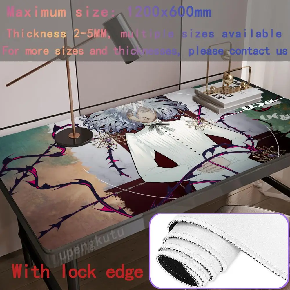 Mouse Pad New products Gifts for girls Desk accessories Non-Slip Metaphor_ReFantazio Rubber Edge Office gadgets locking 1200x600