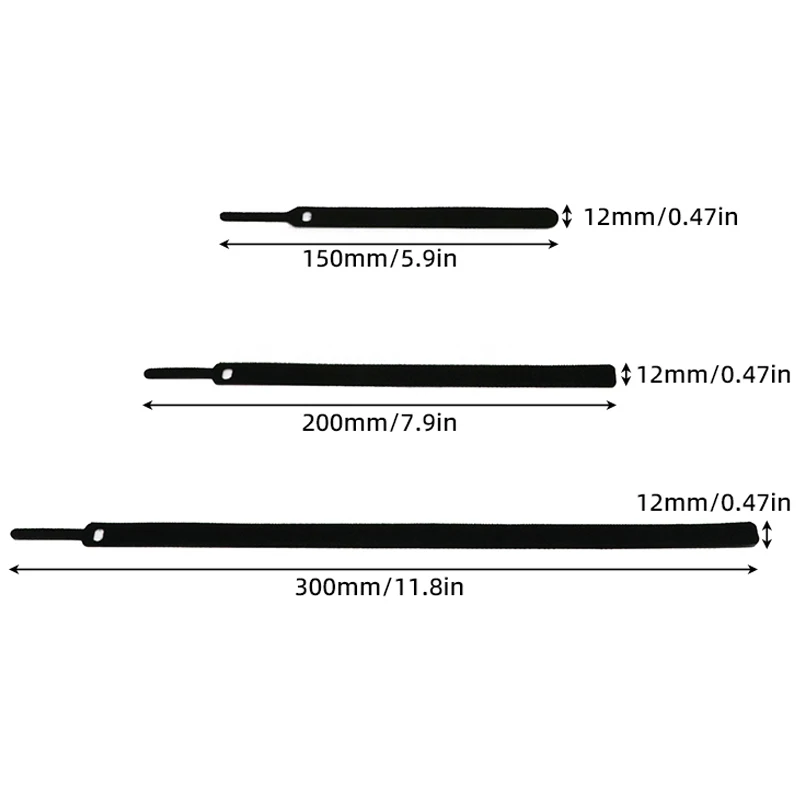 

Кабельные стяжки черные нейлоновые 15/20/25/30 см
