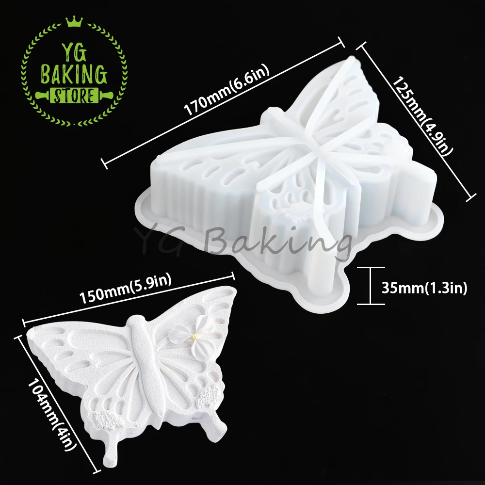 

Dorica силиконовая форма для мусса бабочка