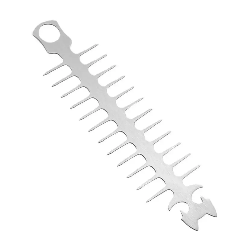 

Skewers For Grilling Reusable Fish Bone Shape Metal Barbecue Skewers Creative Shish Kabob Grilling Stick For Shrimp Beef Meat