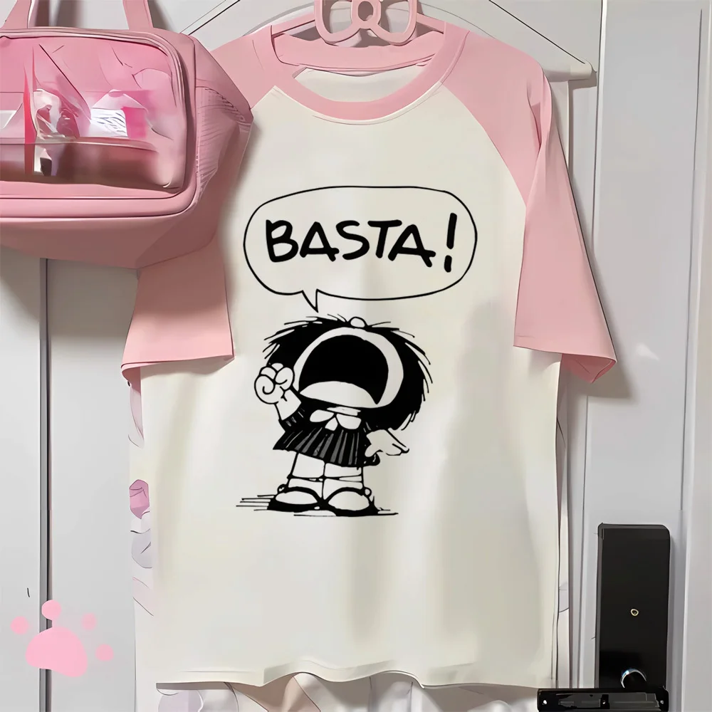 Футболка Basta для девочек красочная поп-культура Харадзюку винтажная дышащая