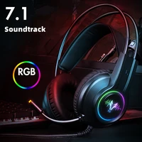 7 1 sound effect gaming headphones 7 color led glow gamers wired headset surround stereo rgb earphones with mic for ps4 computer