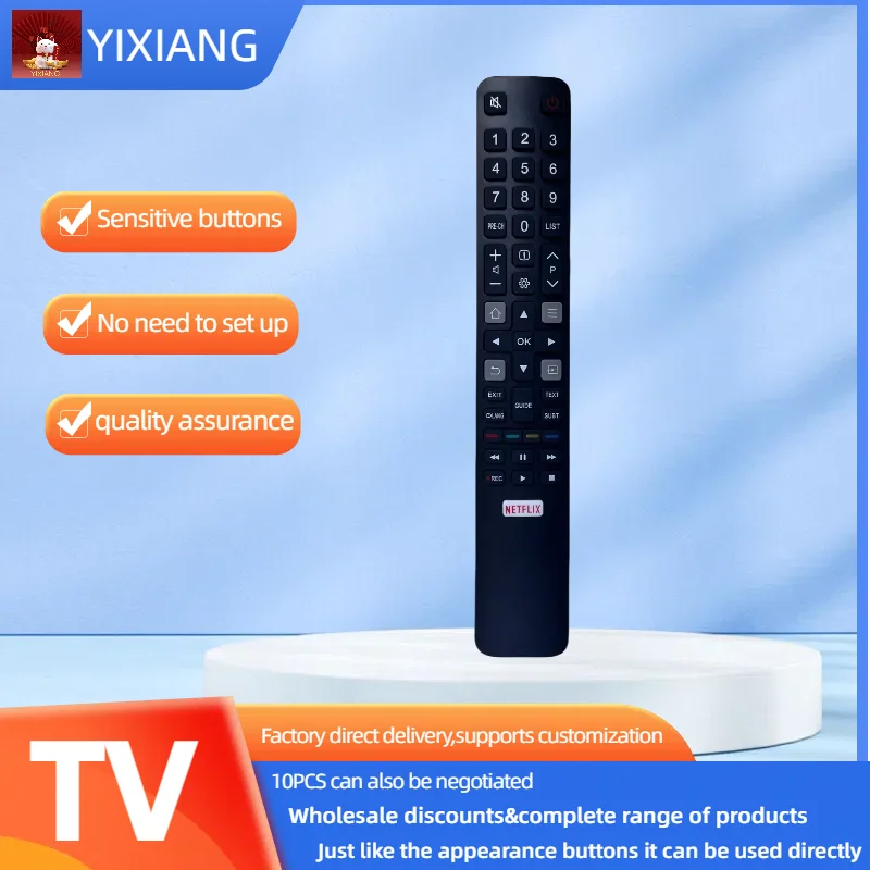Новый пульт дистанционного управления для TCL HD Smart светодиодный TV RC802N YLI2 L49S62 49P32CFSA