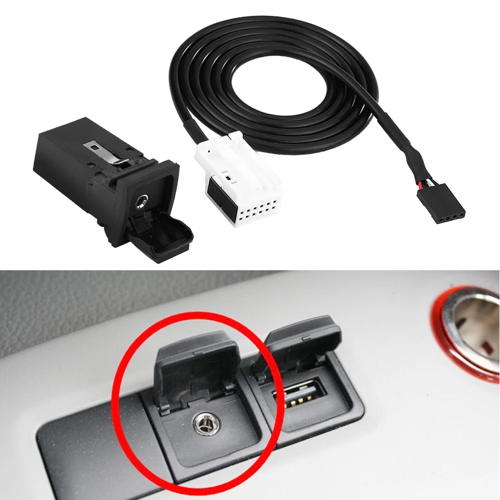 Автомобильный USB AUX аудио кабель переключатель и для RCD510 RCD310 VW Golf/GTI/R MK5 MK6 Jetta 5KD035724 |
