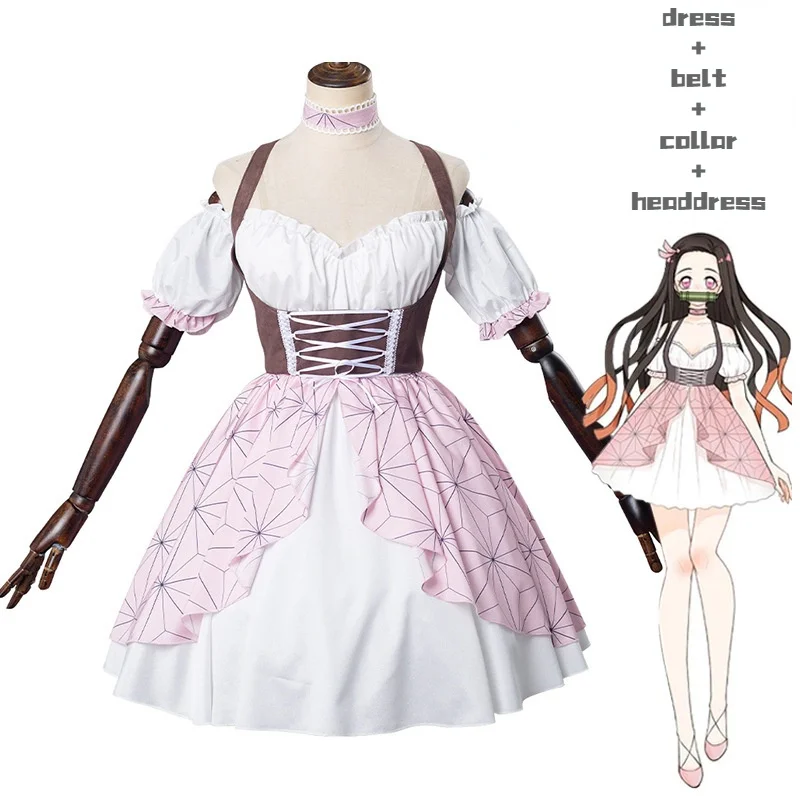 

Kamado Nezuko Identity V Dress Spiderman Suit Lolita Danganronpa Cosplay Ghost Blade Miles Morales Demon Slayer Anime Encanto