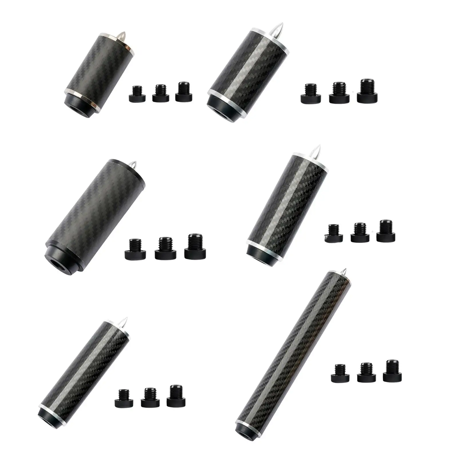 

Cue Stick Extender Cue End Lengthener Billiards Pool Cue Extension