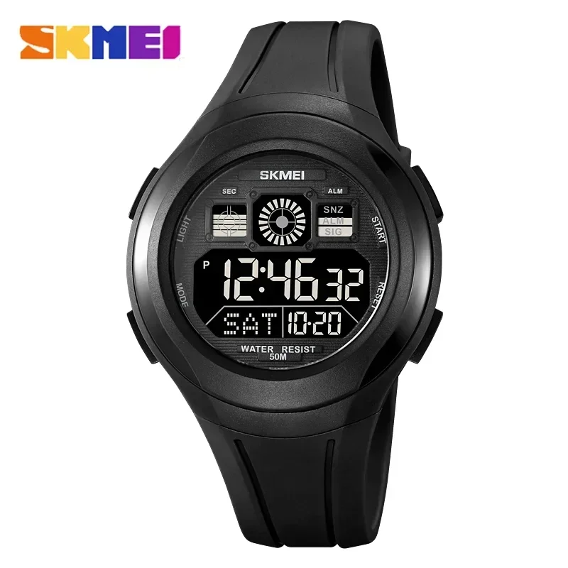 SKMEI 2104 повседневные цифровые спортивные часы с обратным отсчетом мужские