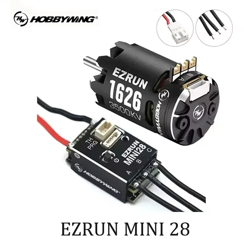 Фото Комплект RoRuSHobbywing EzRun MINI28 30A с сенсорным ESC и мотором 1626 SD 3500KV 5000KV 6500KV для радиоуправляемых дрифт-машинок 1/28 GL Racing №2