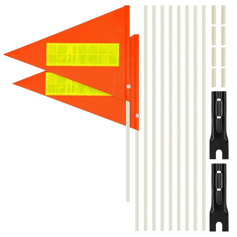 

Bicycle Safety Flag Pole, Splicing Safety Flag With Bicycle Mounting Bracket, Height Adjustable Safety Flag For Cycling