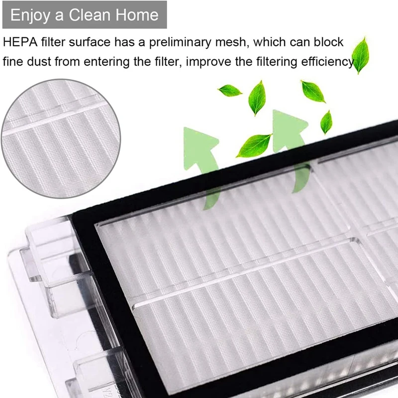 Для Xiaomi Roborock S6 S60 S65 S5 MAX MAXV Pure Робот-пылесос Основная боковая щетка Hepa-фильтр