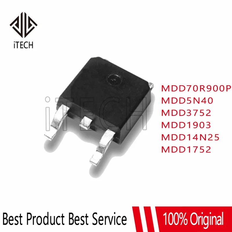 

5pcs MDD70R900P TO252 70R900P TO-252 70R900 MDD5N40 5N40 MDD3752 MDD1903 MDD14N25 14N25 MDD3752RH MDD5N40RH MDD1752 MDD1903RH