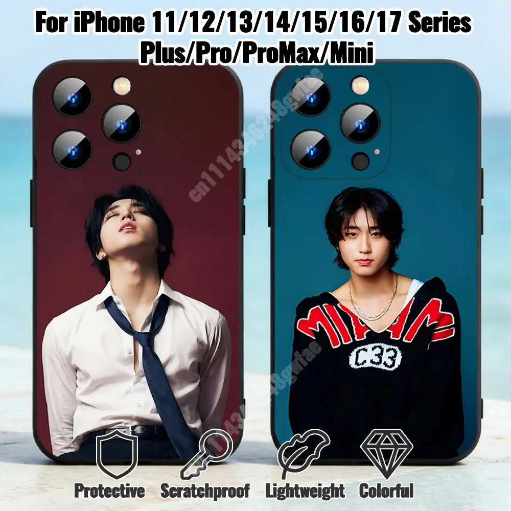Фото Чехол для телефона H-Han J-Jisung Kpop Squirrel HAN для iPhone 17 16 Pro Plus Air 16E 15 14 13 12 11 Max Mini, силиконовый чехол. №1