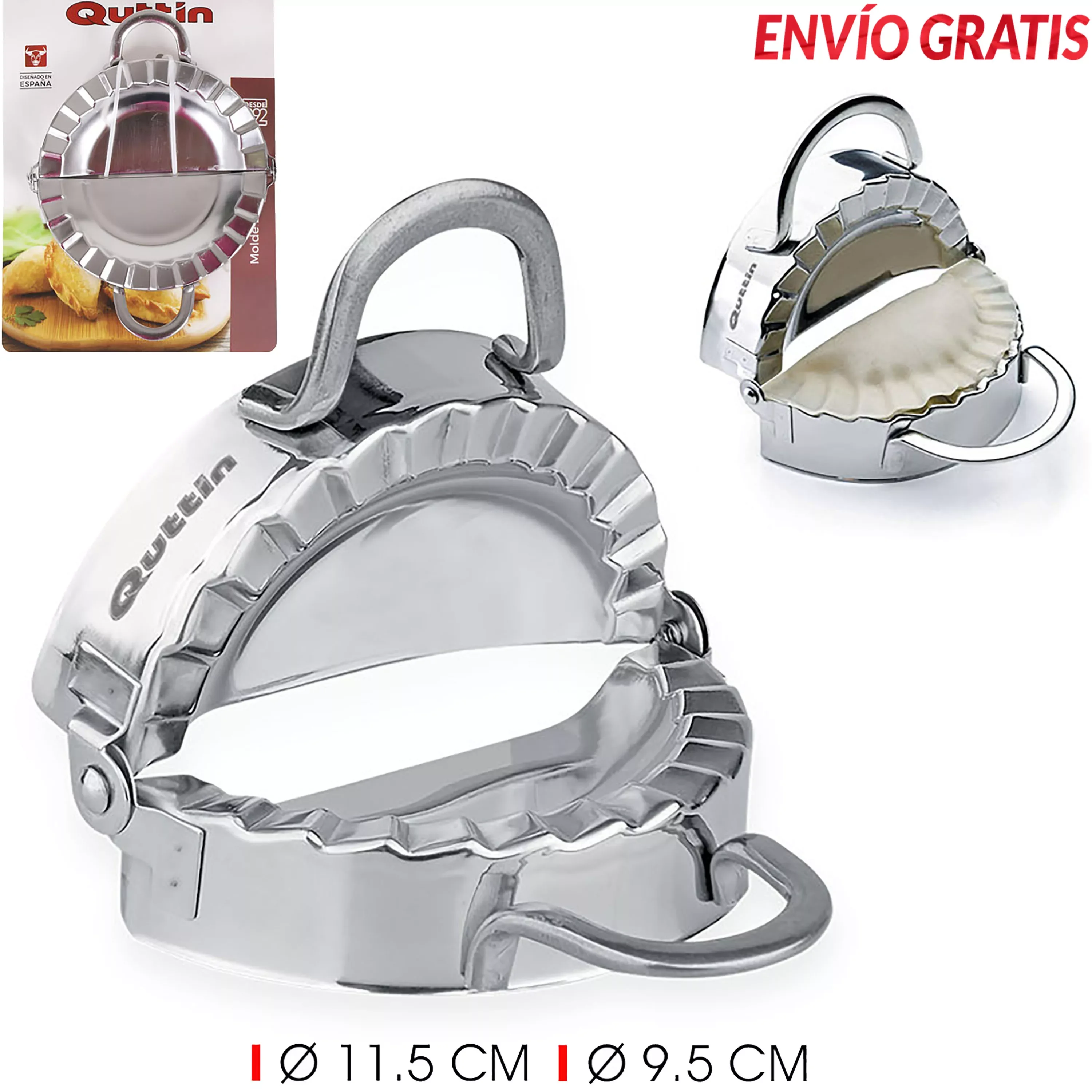 

Mould for ULTRA-tough and accurate metal dumplings dishwasher safe