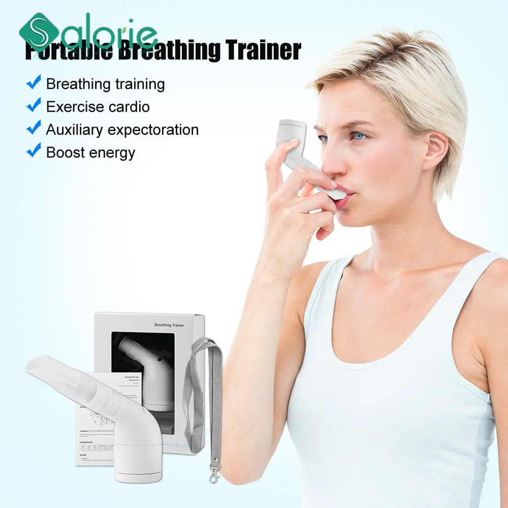 

Lung Expander Breathing Exercise Lung Exercicer Expectorator Respiratory Trainer Phlegm Remover Clear Mucus Removal Device