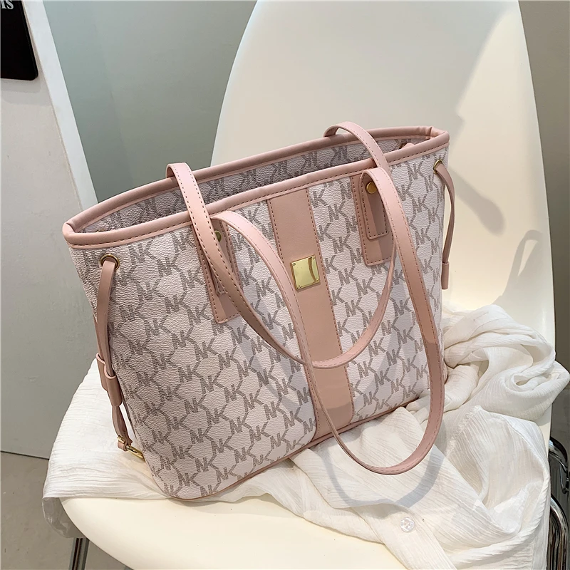 

Цветовая контрастная сумка-шоппер с надписью, женская брендовая дизайнерская вместительная сумка через плечо высокого качества