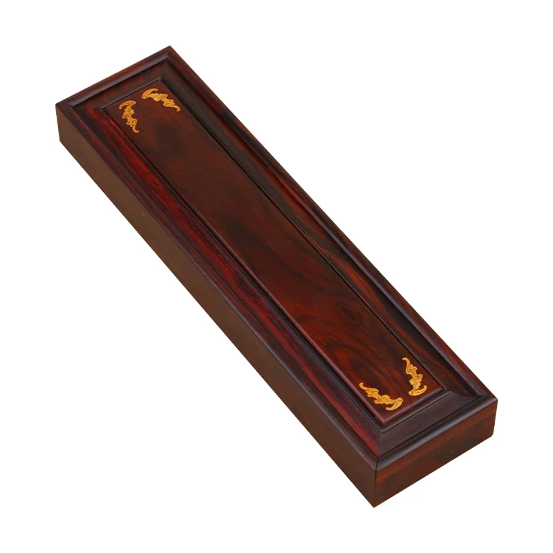 Rectangular Rosewood Chopsticks Writing Brush Necklace Storage Solid Wood Jewelry High-end Gift Packagi