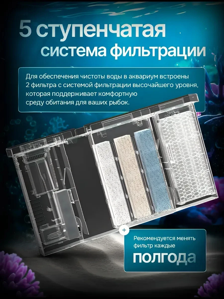 Умный аквариум Mijia для рыбок с автокормушкой 20L быстрая доставка из России. (art.: 3920dc8decc39) - 3920dc8decc39