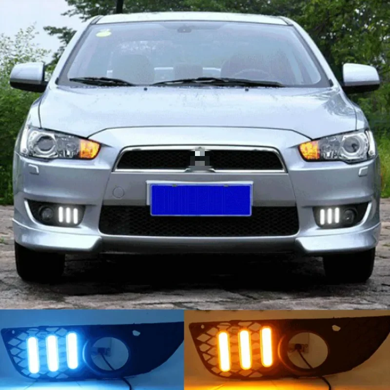 1 zestaw do Mitsubishi Lancer EX 2009 2010 2011 2012 2013 2014 Światła jazdy dziennej LED DRL przeciwmgielne Światło dzienne