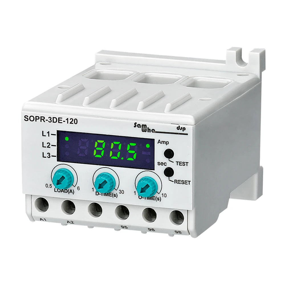 SAMWHA-DSP EOCR SOPR-3DE-30 30A Цифровое реле защиты от перегрузки и потери фазы