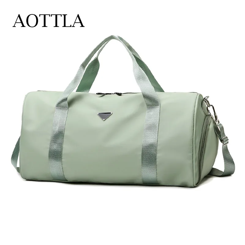 

AOTTLA Large Travel Bag Fashion Trend Women Handbag Brand Duffle Bag Good Quality Casual Fitness Sports Bag Ladies Shoulder Bags