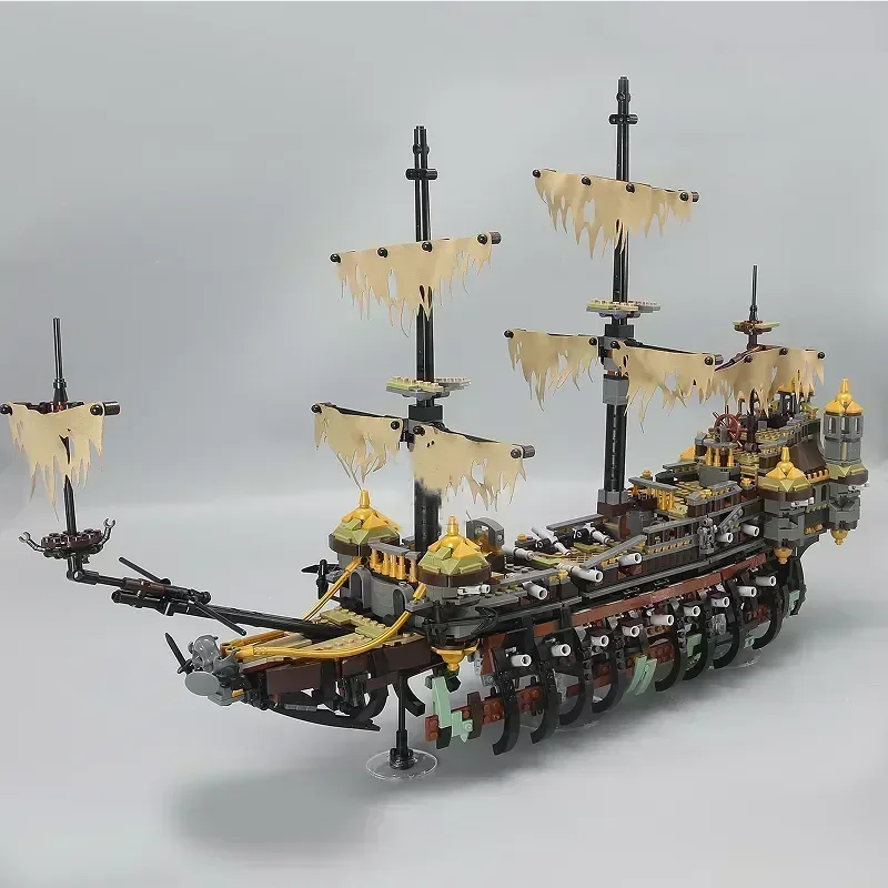 Новый корабль пирата Императорский Карибского моря флагманский черный жемчуг