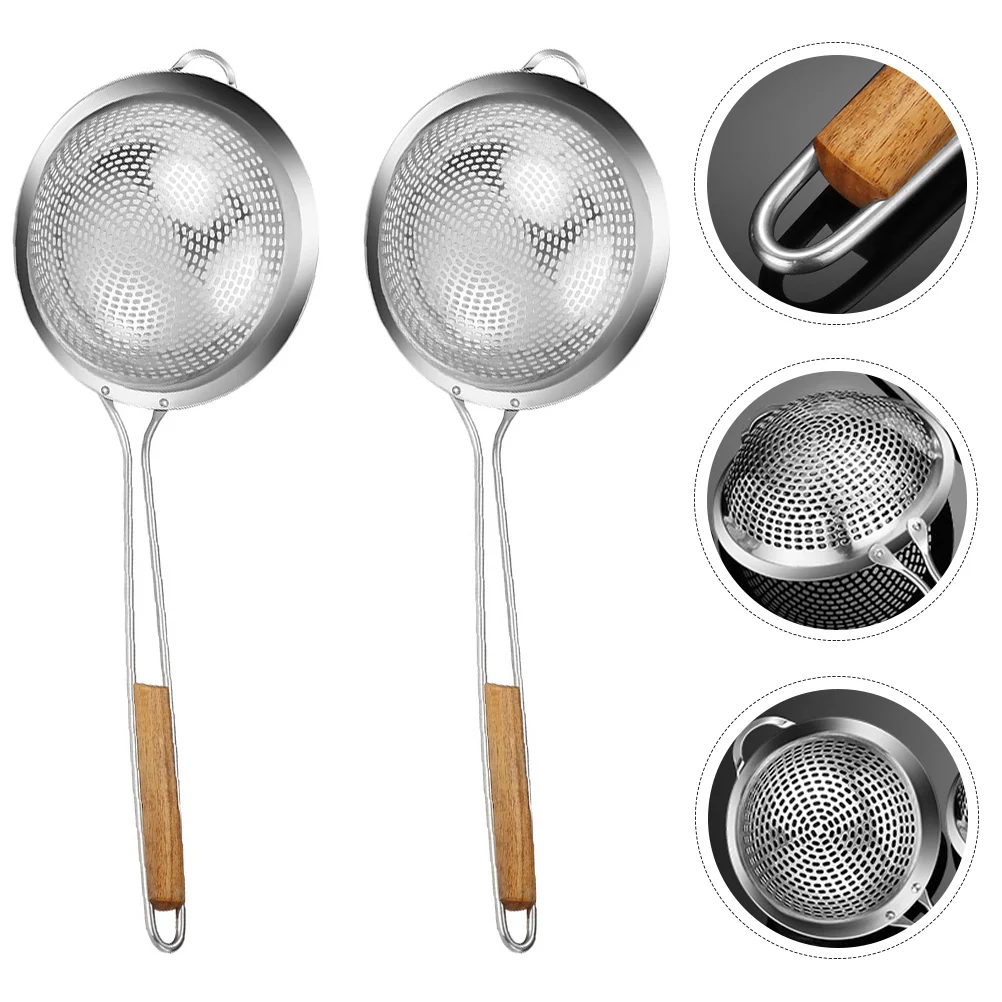 

Colander Frying Slotted Spoon Food Serving Strainer Stainless Steel Scoop Spaghetti Os Fried Kitchen Supply Pasta