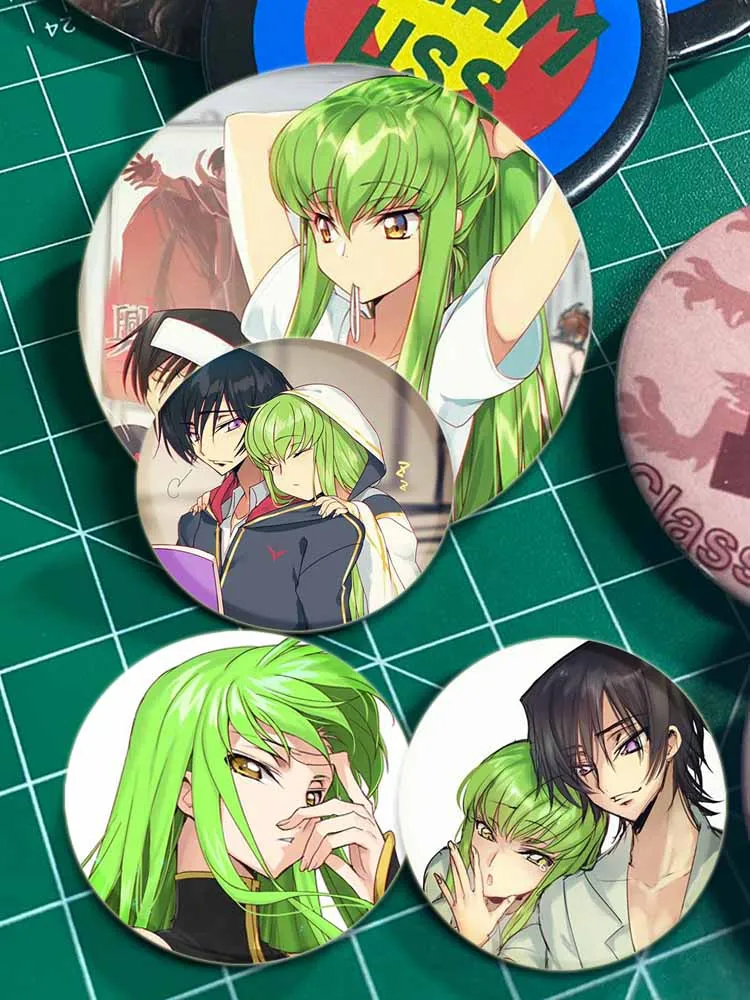 Персонажи аниме Lelouch Lamperouge/C.C./Kallen Stadtfeld/Suzaku/Shirley Fenette броши значки булавки для