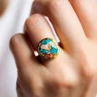 exquisite vintage ring for women gold colour luxury engagement party wedding ring female finger rings bulk