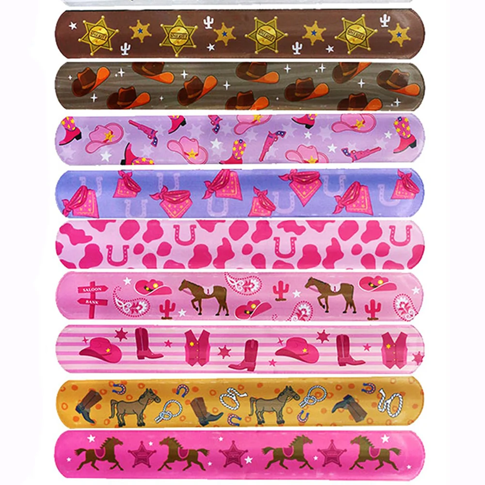 Мой первый Родео сувениры на день рождения Cowgirl Slap браслеты принадлежности