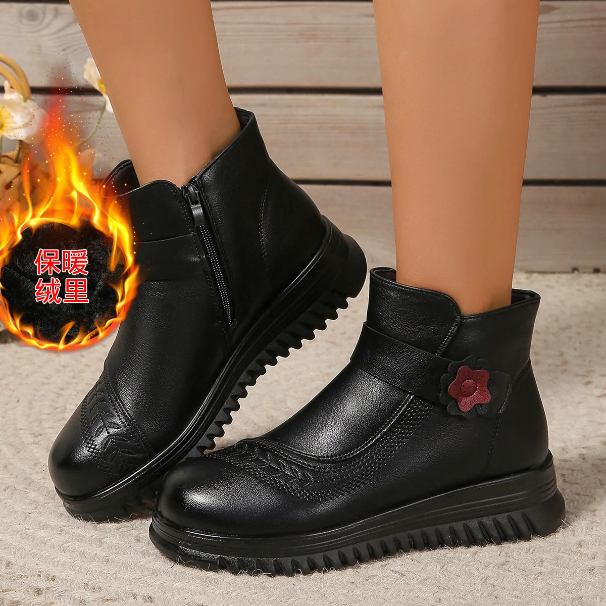 Женские резиновые сапоги. туфли с круглым носком. Зимняя обувь. Дождевик 2024. из