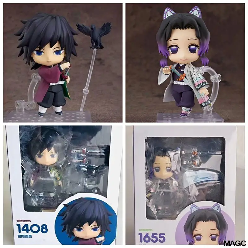 

Nendoroid Demon Slayer 1408 Tomioka Giyuu 1655 Rengoku Kimetsu Action Figure Kimetsu No Yaiba Collectible For Kids Toys Gifts