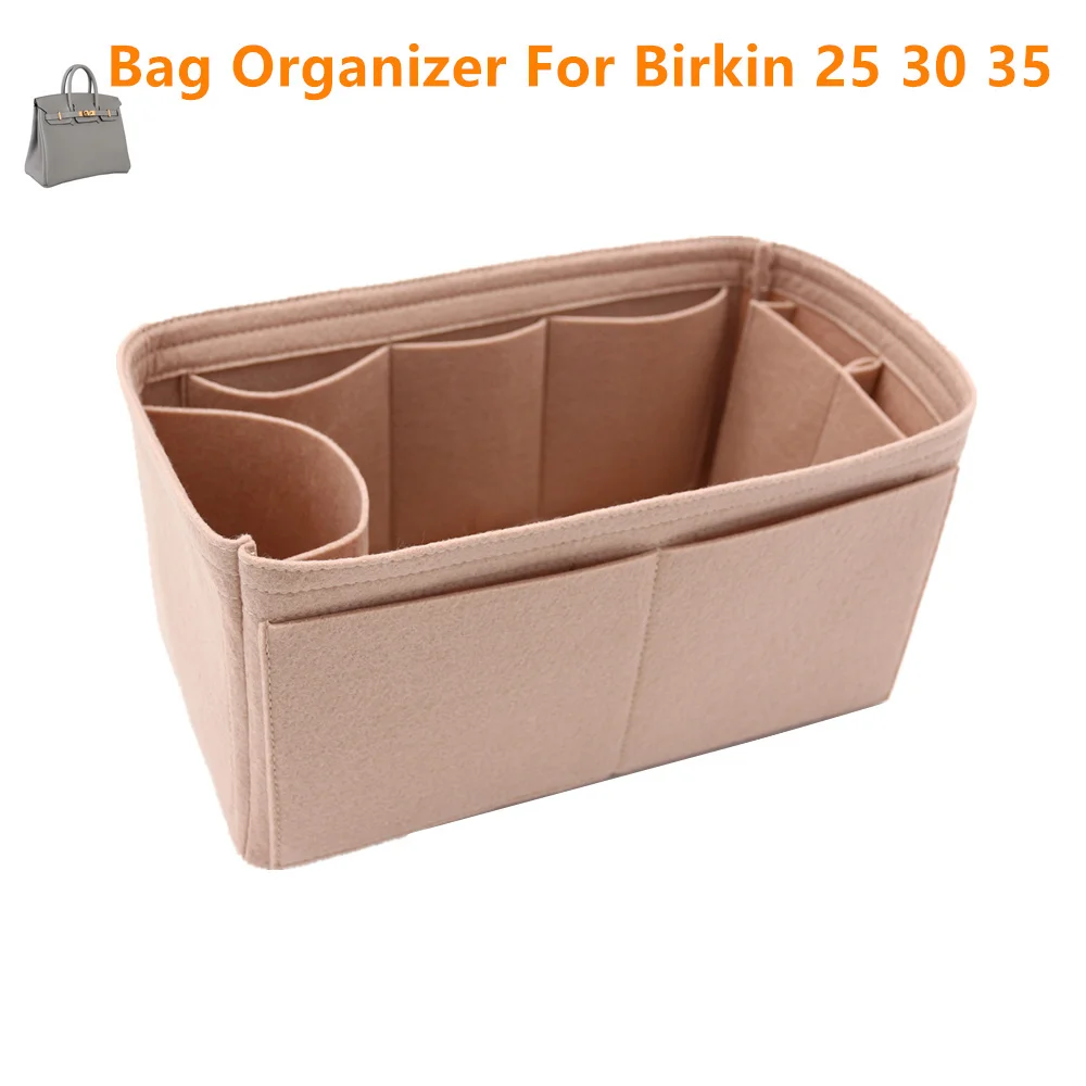 

Fits For H Bir kin Bag Organizer Insert luxury designer bag Organizer for birkin 25 35 Portable base shaper for women handbag