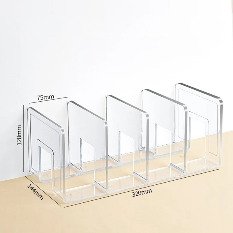 Purse Organizer For Closet Acrylic Clear Storage Organizers 2 PCS Different Size Divider Holder Shelf