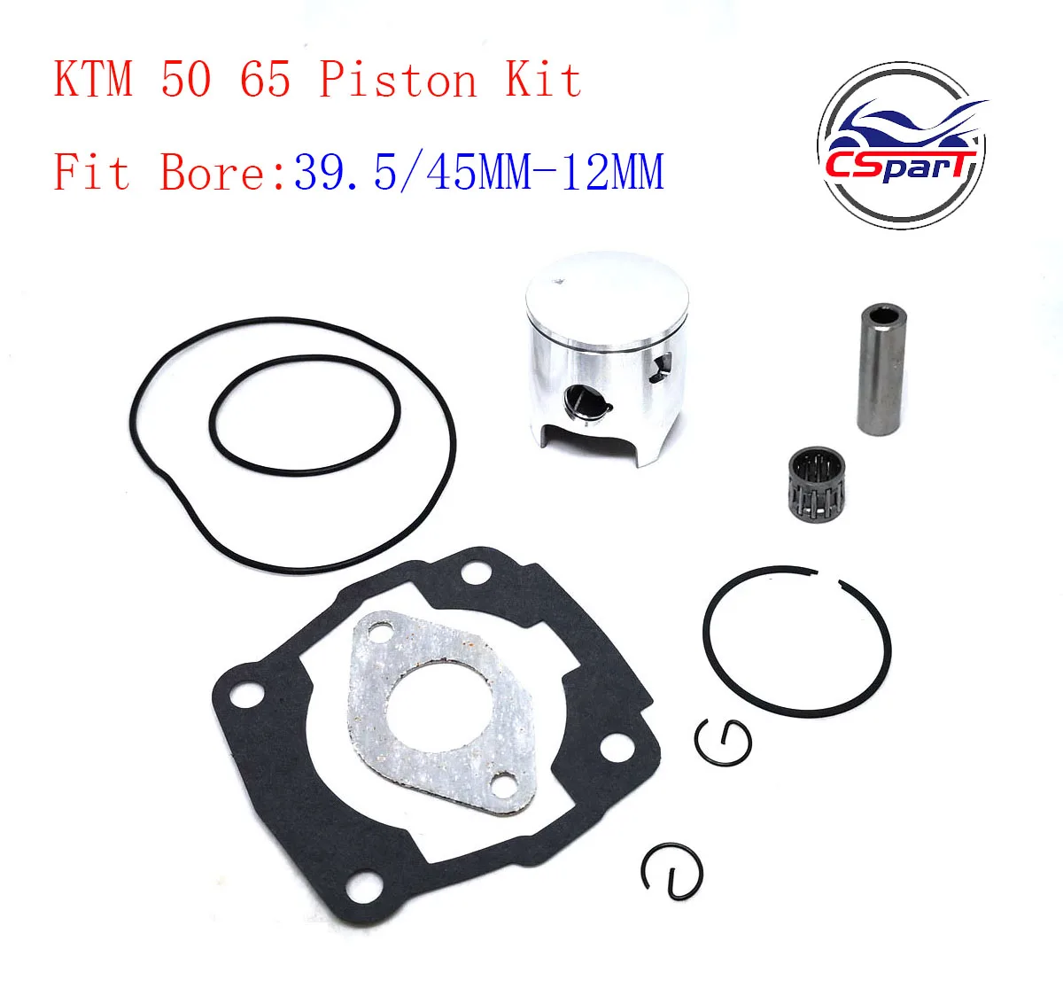 39.5MM 45MM 12MM Piston Ring Bearing Gasket Seal Kit For K T M 50 65 50CC 65CC K T M 50 SX  JUNIOR  1998-2008