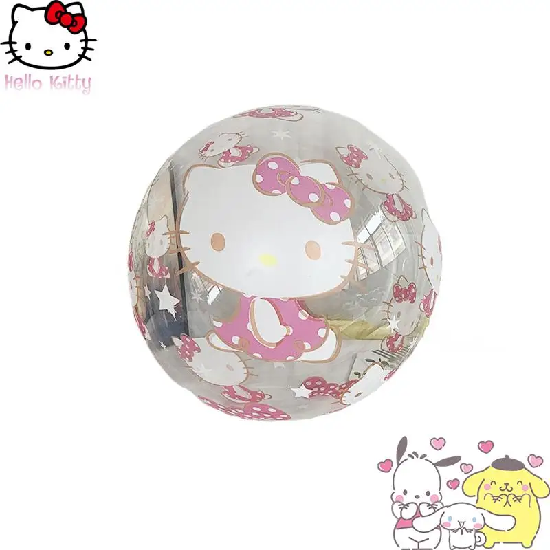 Воздушный шар Hello Kitty Sanrio аниме печать прозрачный 24 дюйма Bobo Ball Kawaii детский день