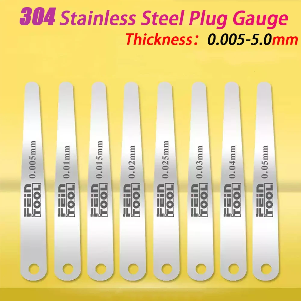 

1 шт. L100A щуп метрический размер 0,005-5 мм толщина зазора метрический заливной щуп для измерений инструмент для зазора зонда