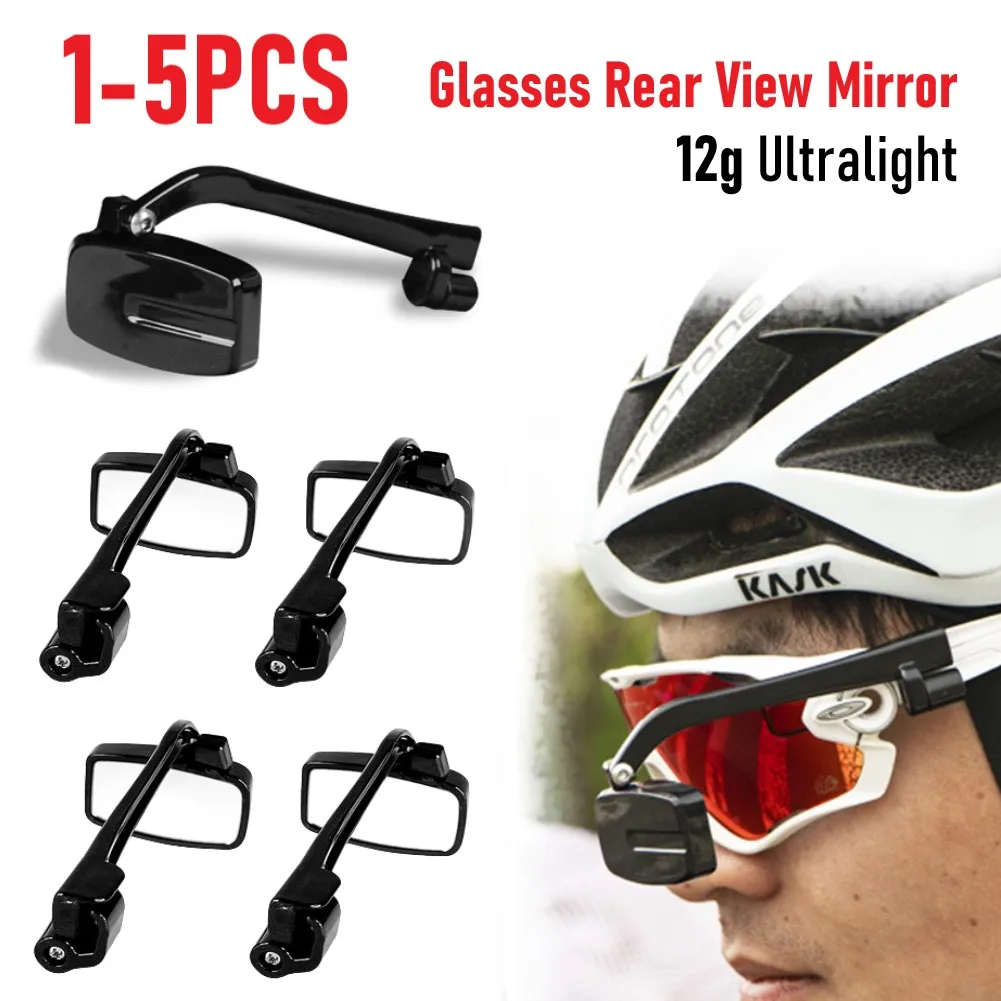 

1-5pcs Cycling Glasses Rear View Mirror 360 Adjustment Bicycle Back Sight Mirror Helmet Motorcycle Reflector Bicycle Accessories
