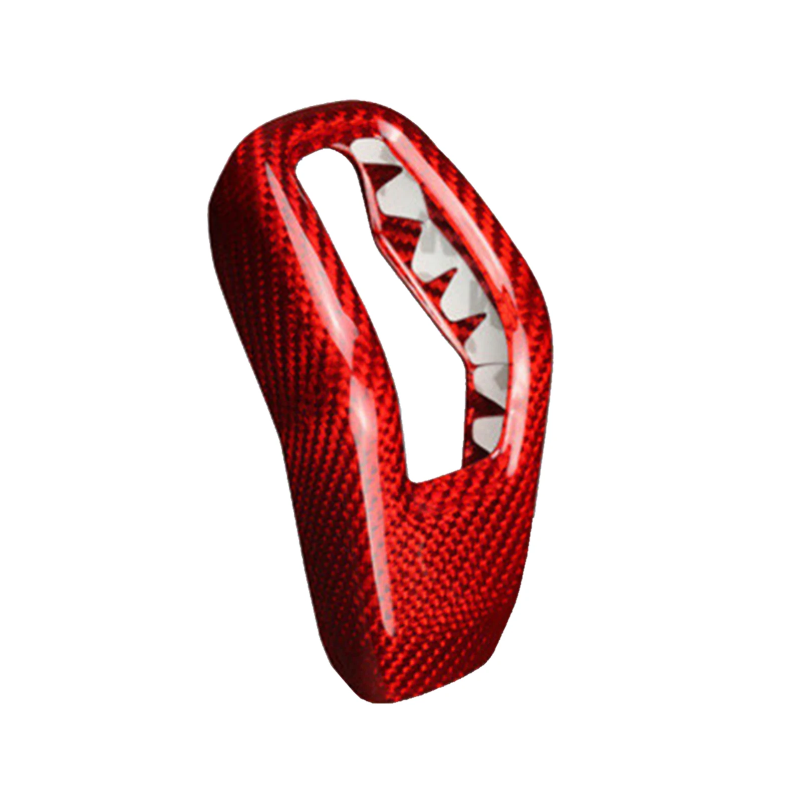 

Car Gear Shift Head Knob Cover Trim Sticker Carbon Fiber Interior Accessories For Rover Jaguars XEL Gear Car Styling Accessories