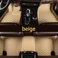 Lsrtw2017  Leather Car Floor Mat for Seat Leon 2012 2013 2014 2015 2016 2017 2018 2019 Mk3 Rug Carpet Accessories Interior