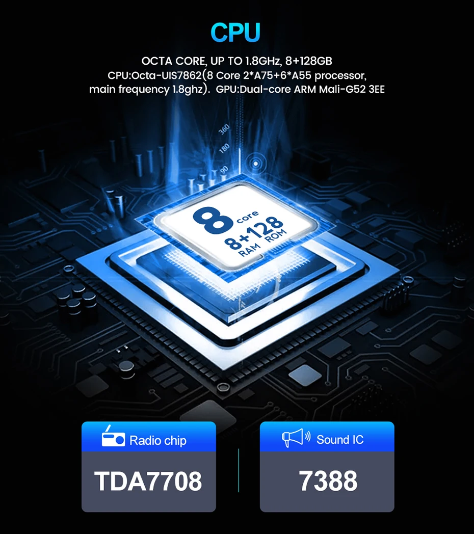 Автомобильный радиоприемник RDS 8G + 128G Android 11 для Toyota Land Cruiser LC 200 GPS-навигация стерео