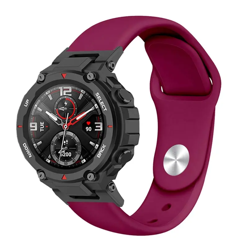Silicone Strap For Huami Amazfit T-REX 2 Smart Watchband Sports Bracelet For Xiaomi Amazfit T-Rex/T Rex Pro 2 smart watch strap
