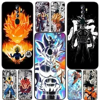 dragon ball animation art for oppo find x5 x3 x2 neo lite a74 a76 a72 a55 a54s a53 a53s a16s a16 a9 a5 5g black phone case