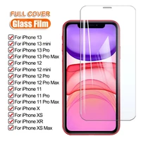 4pcs tempered protective glass on for iphone 13 12 11 pro xs max x xr screen protector film for iphone 12 13 mini 11 pro glass